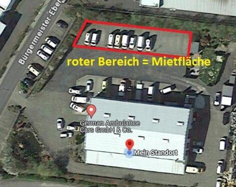 Foto - 450 m² Außenstellfläche zu vermieten nur komplett an Gewerbe