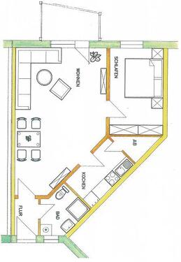 Foto - 2 Zimmer Etagenwohnung zur Miete in Gadebusch