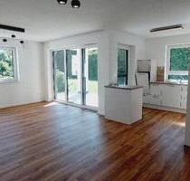 Moderne lichtdurchflutete Erdgeschosswohnung mit Terrasse - Kuchen