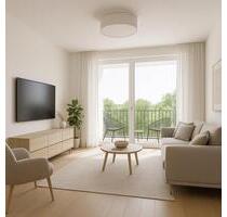 Hochwertiges Wohnen in bester Lage von Sankt Ingbert 3 Zimmerwohnung mit offenem Wohnbereich und Loggia