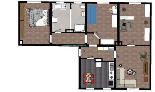 Foto - Etagenwohnung in Hohndorf
