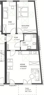 Foto - Moderne 3-Raum-Wohnung (Baujahr 2020) mit WBS in Schleiz –
