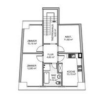 Gemütliche Dachgeschosswohnung in Rhens – 3 Zimmer, Küche, Bad, a - Brey