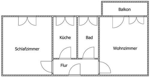 Foto - 2 Zimmer Erdgeschoßwohnung in Düsseldorf