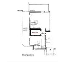 2 Zimmer-Wohnung mit 2 Balkonen und Einbauküche - Düsseldorf Stadtbezirk 9