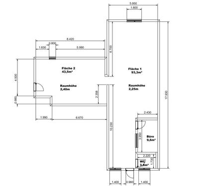 Foto - Lager- Gewerbefläche, beheizt mit WC 100-150 QM