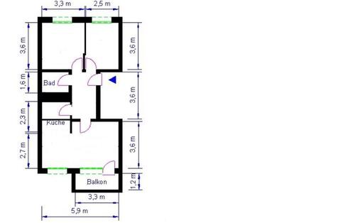 Foto - Etagenwohnung in Magdeburg zur Miete