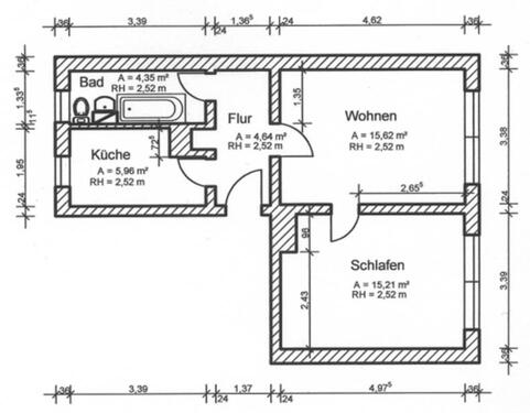 Foto - Etagenwohnung zur Miete in Staßfurt