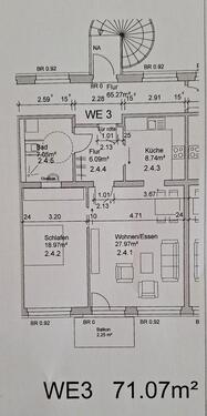 Foto - Wohnung barrierefrei - 786,00&nbsp;EUR Kaltmiete, ca.&nbsp; 71,07&nbsp;m&sup2;