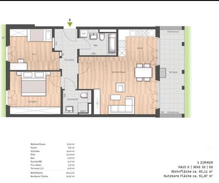 Foto - 3 Zimmer Wohnung - 710.000,00 EUR Kaufpreis,