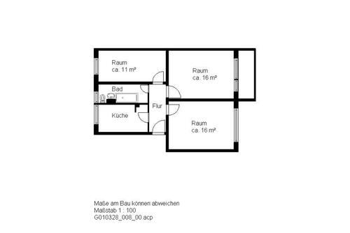 Foto - 3 Zimmer Etagenwohnung zur Miete in Halle (Saale)