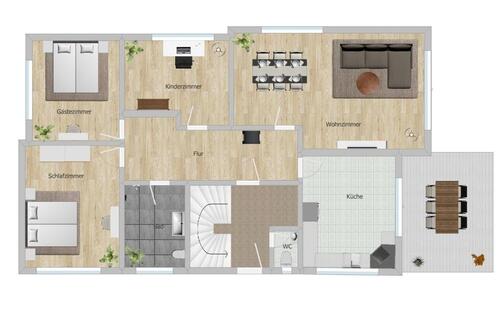 Foto - Sehr schöne, helle Wohnung im EG eines Zweifamilienhaus