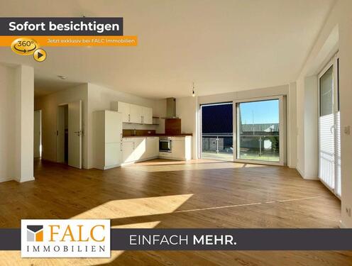 Foto - Moderne, barrierefreie 2-Zimmer-Neubauwohnung mit Balkon, Einbauküche, Stellplatz & Aufzug