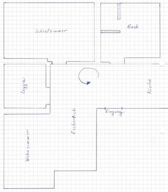 Foto - Etagenwohnung in Sangerhausen zur Miete
