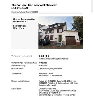 Foto - Zwangsversteigerung - Loerrach-Brombach