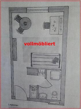 Foto - Vollmöblierte1ZimmerWohnung inClausthal-Zellerfeld provisionsfrei