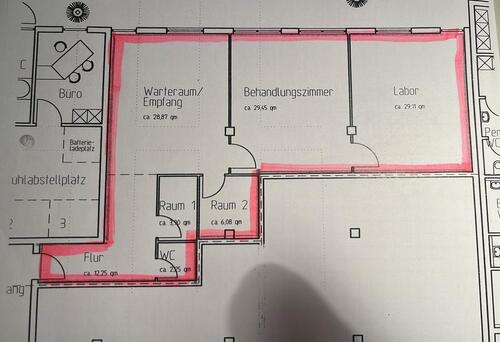 Foto - Praxis-Büroräume - 1.190,00 EUR Kaltmiete,