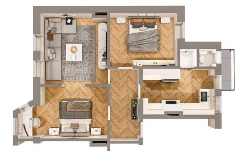 Foto - 3 Zimmer Etagenwohnung zur Miete in Bremerhaven