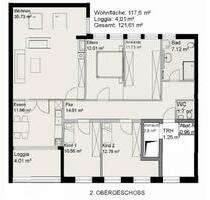 4 Zimmer Wohnung, 120 m2 - 1.200,00 EUR Kaltmiete, in Bad Driburg (PLZ: 33014)