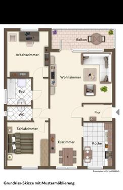 Foto - Attraktive 3‑Zimmer‑Wohnung mit Weitblick in Cuxhaven – Küddowstr
