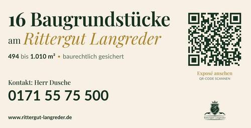 Foto - Toplage ! Baugrundstücke am Rittergut , Feldrandlage, Wohnen auf