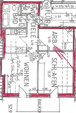 Foto - 3 Zimmer Etagenwohnung in Handewitt