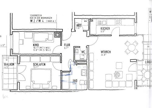 Foto - 3 Zimmer Etagenwohnung zur Miete in Seelze