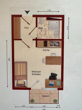 Foto - Schickes Apartment im Studentenviertel ab 01.01.2026