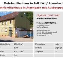Mehrfamilienhaus in Zell-Atzenbach - Zell im Wiesental