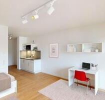 Möbliertes 1-Zimmer-Apartment mit Einbauküche und Terrasse - Offenbach am Main Bieberer Berg