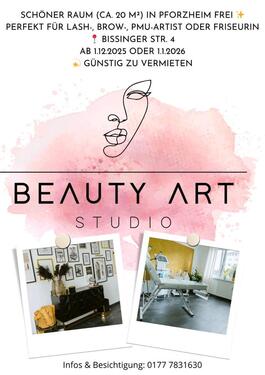 Foto - Schöner Raum in Pforzheim zur Miete – perfekt für Beauty-Artists