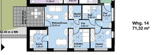 Foto - 2 Zimmer Etagenwohnung zur Miete in Münster