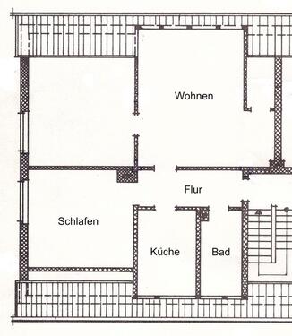Foto - Dachgeschosswohnung in Recklinghausen-Süd