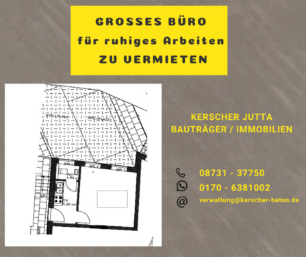 Foto - Ruhiges Büro - 400,00 EUR Kaltmiete,