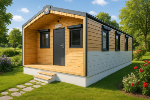 Foto - Vollmöbliertes und isoliertes Tinyhaus Tinyhouse Fertighaus Wohnhaus ca. 30m²