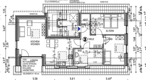 Foto - 3 Zimmer Etagenwohnung zur Miete in Rheda-Wiedenbrück