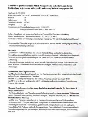 Foto - 24 Zimmer Mehrfamilienhaus, Wohnhaus zum Kaufen in Berlin