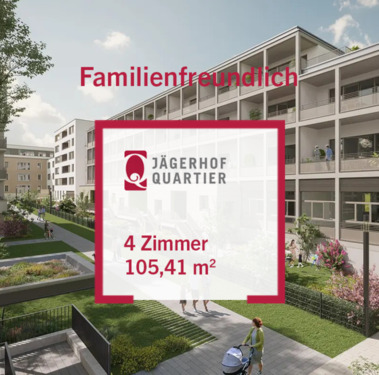Foto - Familienfreundlich: helle 4-Zimmer-Wohnung mit Balkon