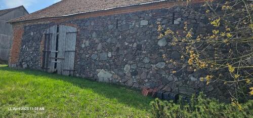 Foto - Große Feldsteinscheune bei Buckow