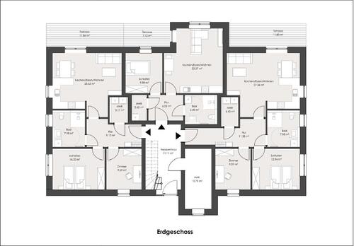 Foto - 3 Zimmer Erdgeschoßwohnung in Fleckeby