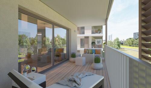 Foto - Energieeffizienter KfW 40 Neubau - Erstbezugswohnung mit 2 Bädern & großem Balkon