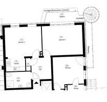 Helle-Ruhige-Zentrale 1-Zimmer-Wohnung-Balkon-offener Wohn-Küche - Münster Mitte-Süd