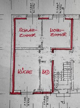 Foto - 2 ZKB in der Bensheim Auerbach - 624,00 EUR Kaltmiete, ca.  52,00 m²