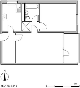 Foto - 2 Zimmer Etagenwohnung zur Miete in Ratingen
