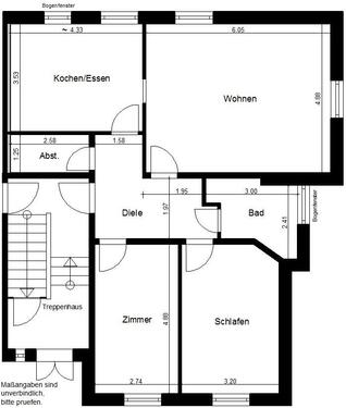 Foto - Etagenwohnung zur Miete in Nordhausen