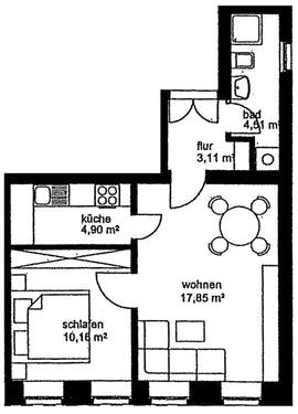 Foto - Etagenwohnung zur Miete in Leipzig