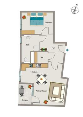 Foto - 2 Zimmer Etagenwohnung zur Miete in Dortmund