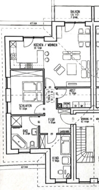 Foto - 4 Zimmer Maisonettenwohnung zur Miete in Wilhelmshaven