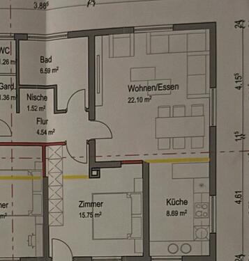 Foto - Kernsanierte 2-Zimmer-Wohnung - 880,00 EUR Kaltmiete, ca.  64,00 m²