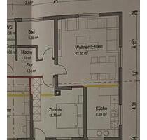 Kernsanierte 2-Zimmer-Wohnung - 880,00 EUR Kaltmiete, ca.  64,00 m² in Bad Rappenau (PLZ: 74906)